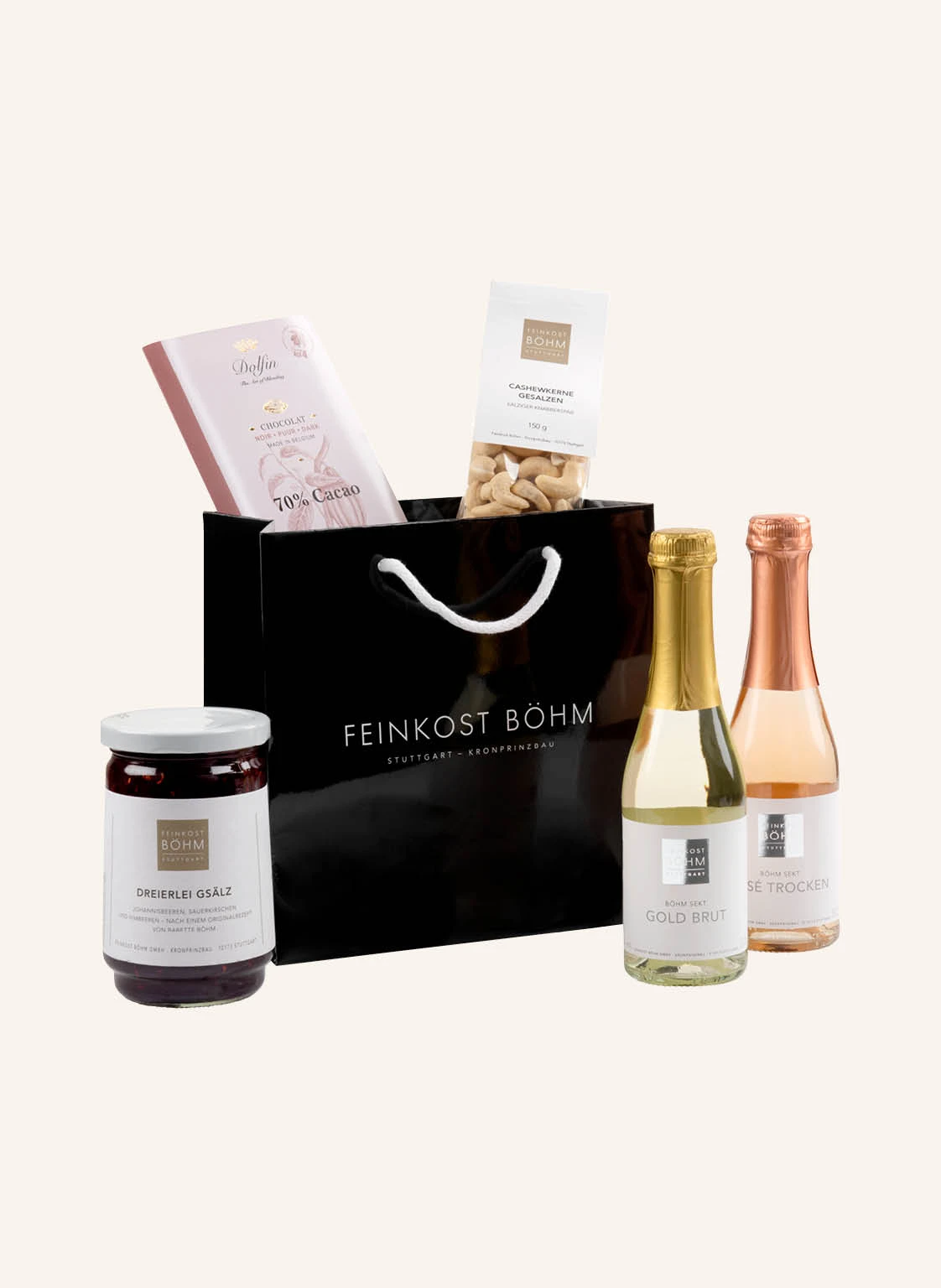 Feinkost Böhm Geschenktüte FEINES MITBRINGSEL