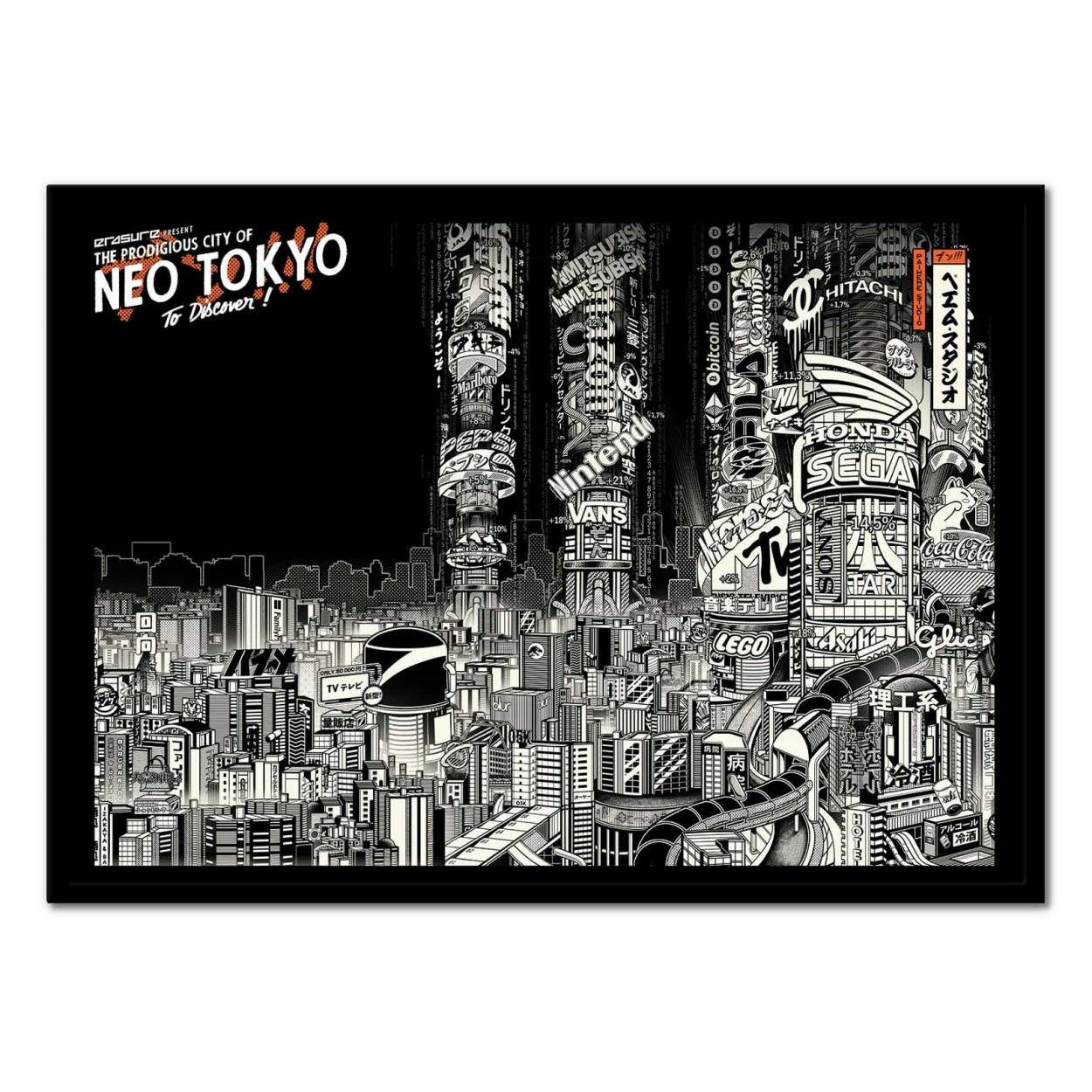 PAIHEME STUDIO - NEO TOKYO - Affiche d'art 50 x 70 cm