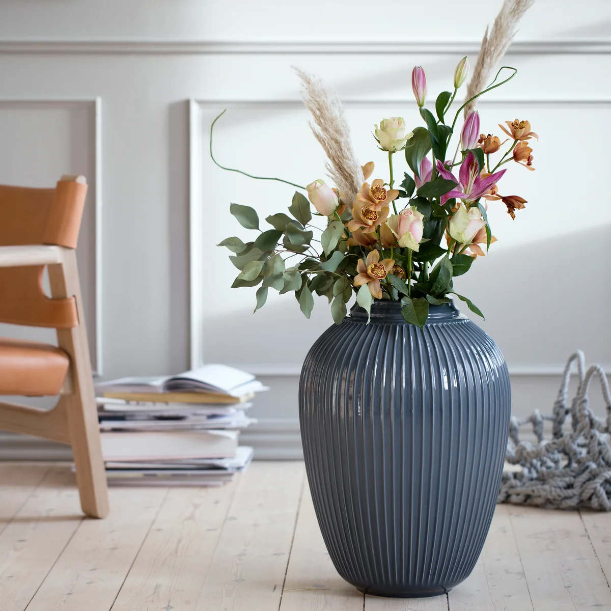 Kähler Design - Hammershøi Bodenvase H 50 cm, weiß