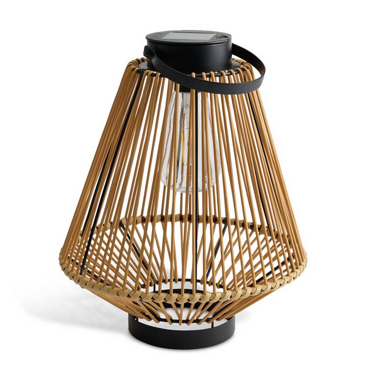 Habitat Solar Rattan Lantern