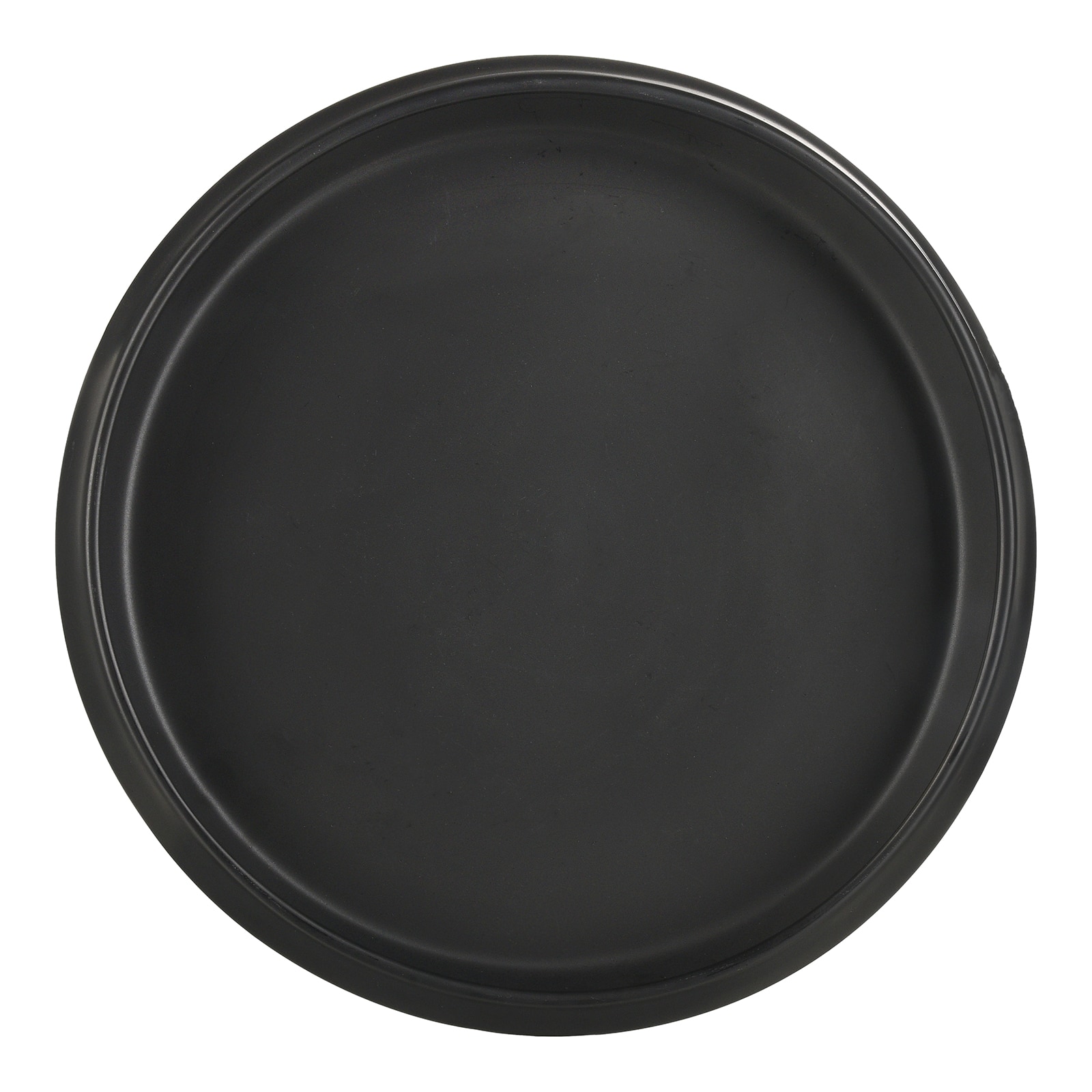 Deko-Tablett Schwarz, ⌀ 30 cm, H 50 mm