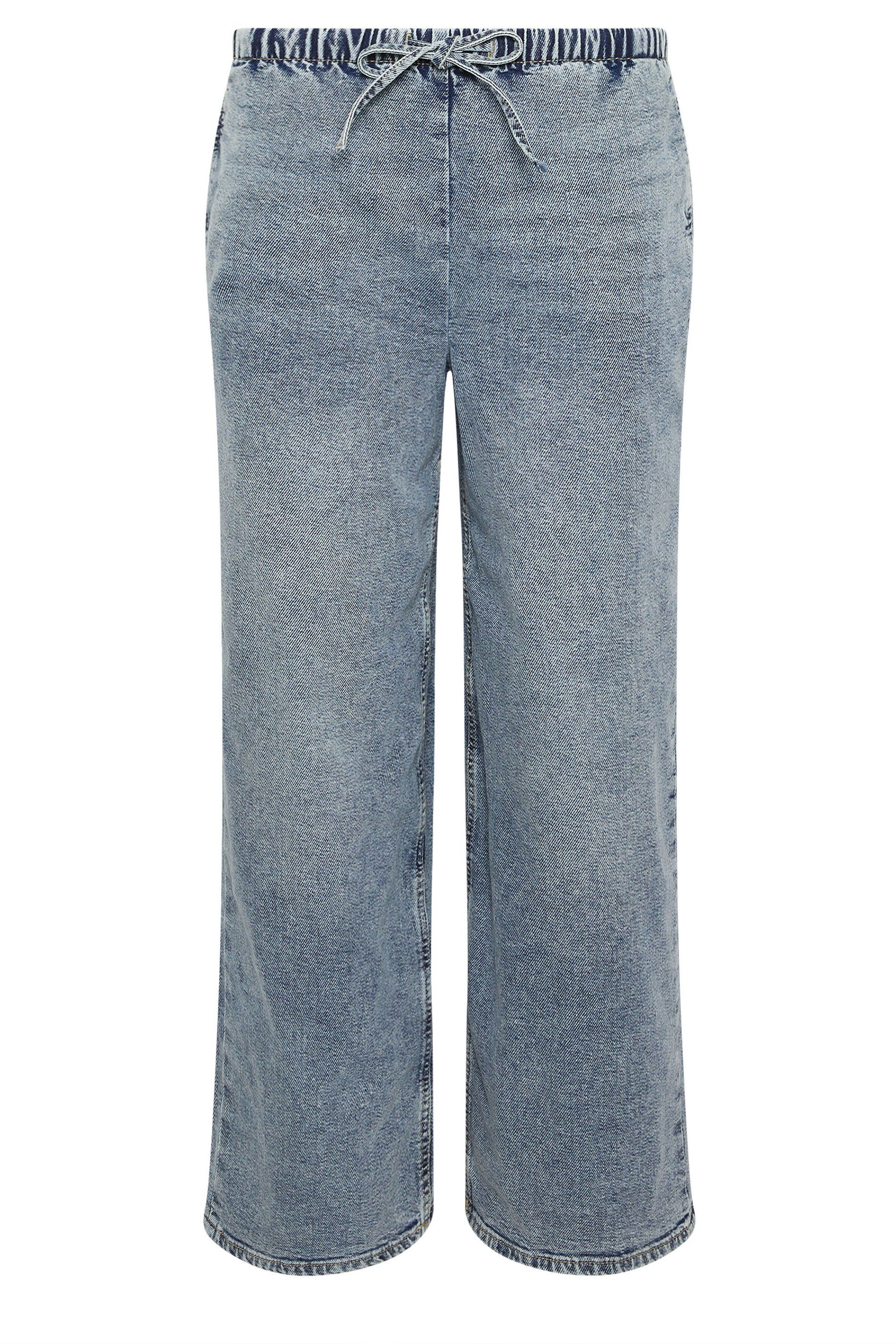 PixieGirl Petite Pull On Wide Leg Jeans