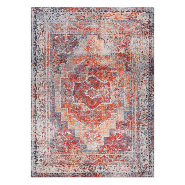 Dywan do prania ANDRE 1684 Ramka, vintage antypoślizgowy - 120x170 cm