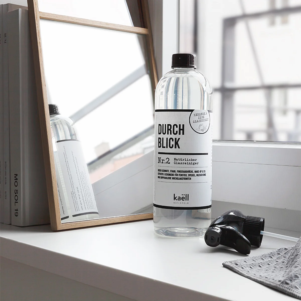 Kaëll - Durchblick, natürlicher Glasreiniger, 750 ml (Konzentrat)