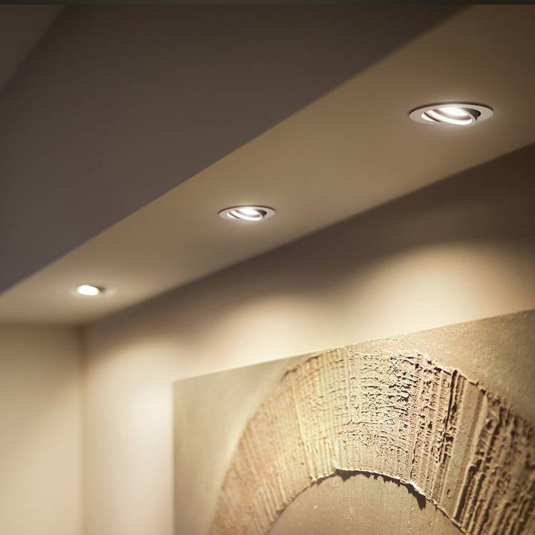 Philips Milliskin 3 Light LED Spotlight - White