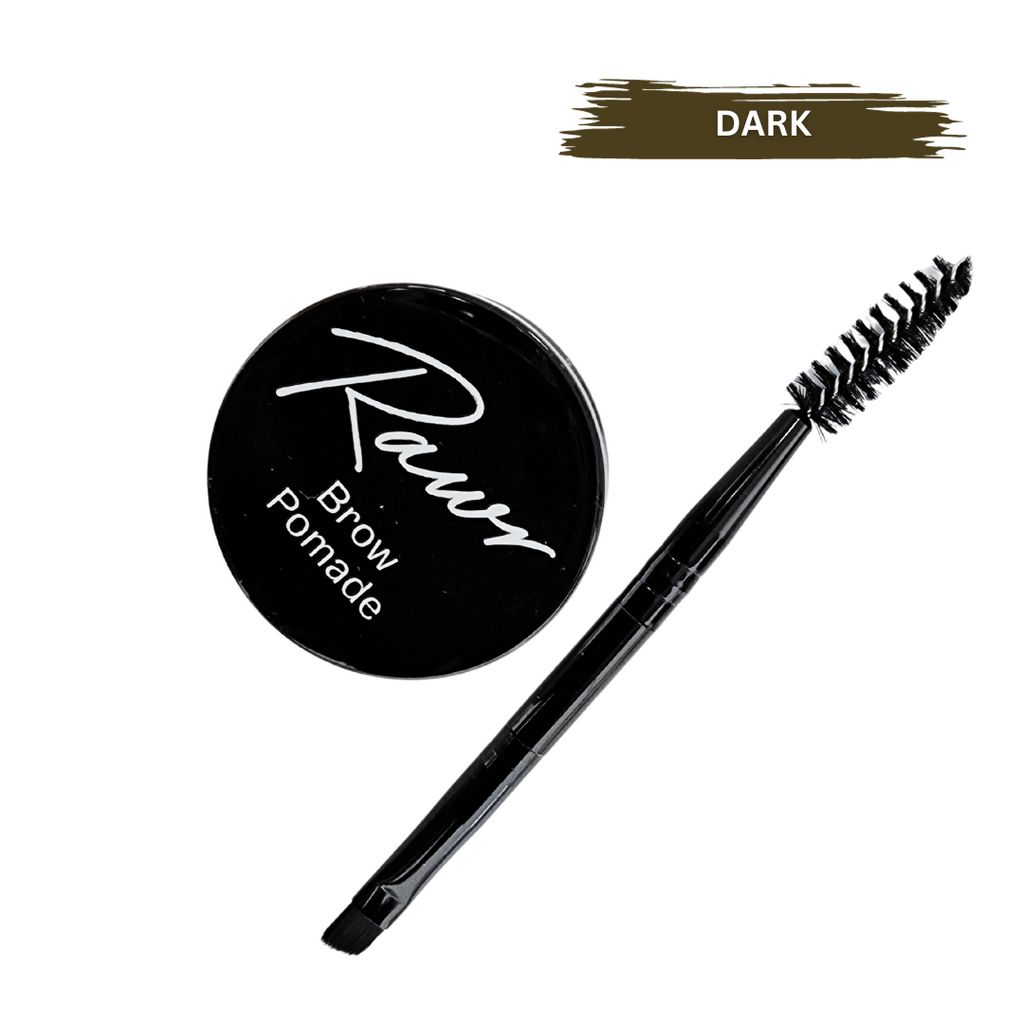 Rawr Beauty Pomade & Brush Dark Brown