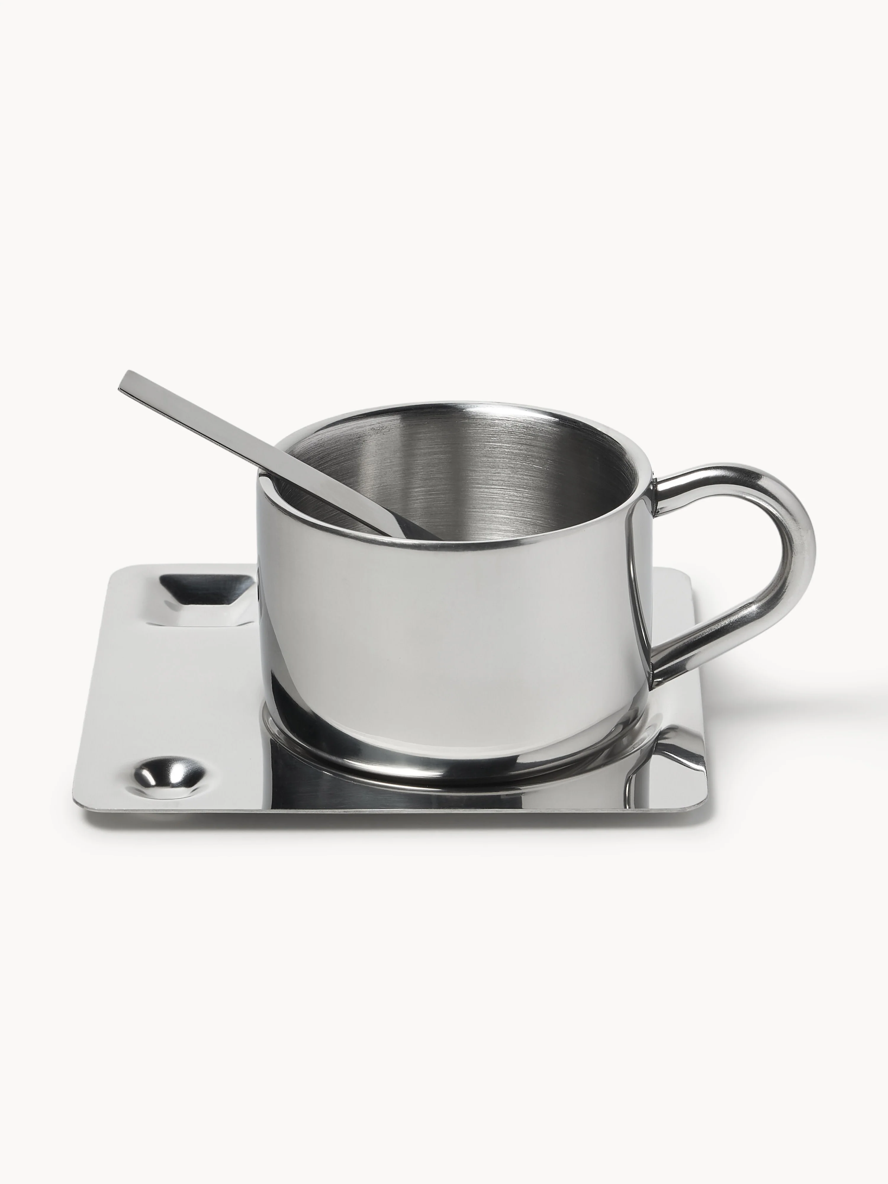 Kaffeeservice-Set Shiloh aus Edelstahl, 3er-Set