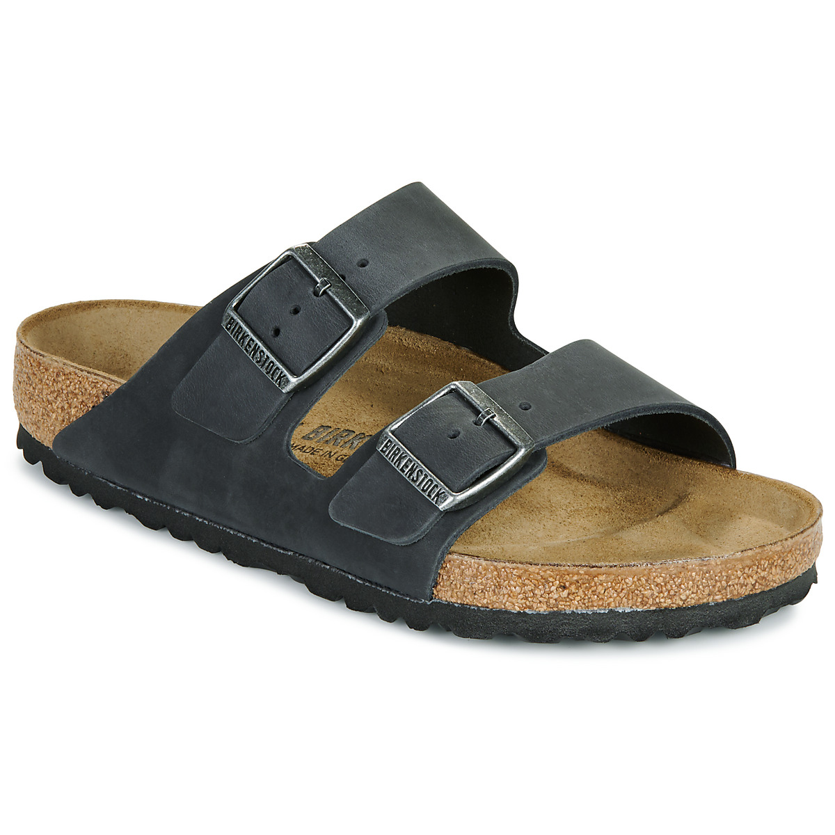 BIRKENSTOCK - Arizona - Oiled / Leather /  black / Regular