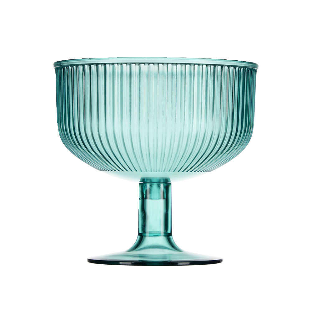 Coupe de glace sur pied 300ml plastique vert
