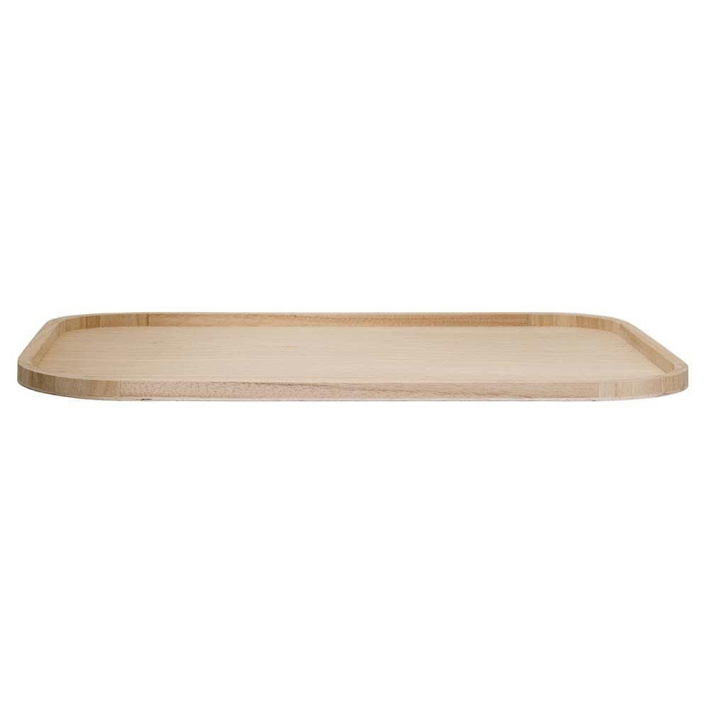 GENTI - Plateau Paulownia Marron Bois L50cm x L15cm x H4cm
