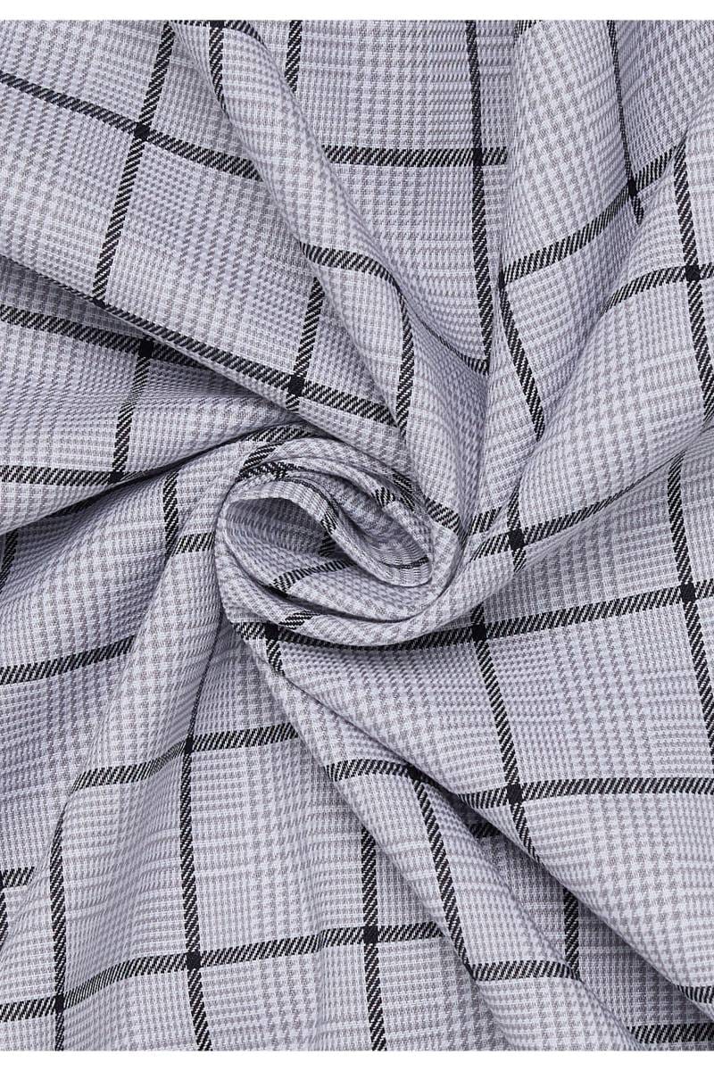ETERNA Modern Fit Hemd grau, Kariert