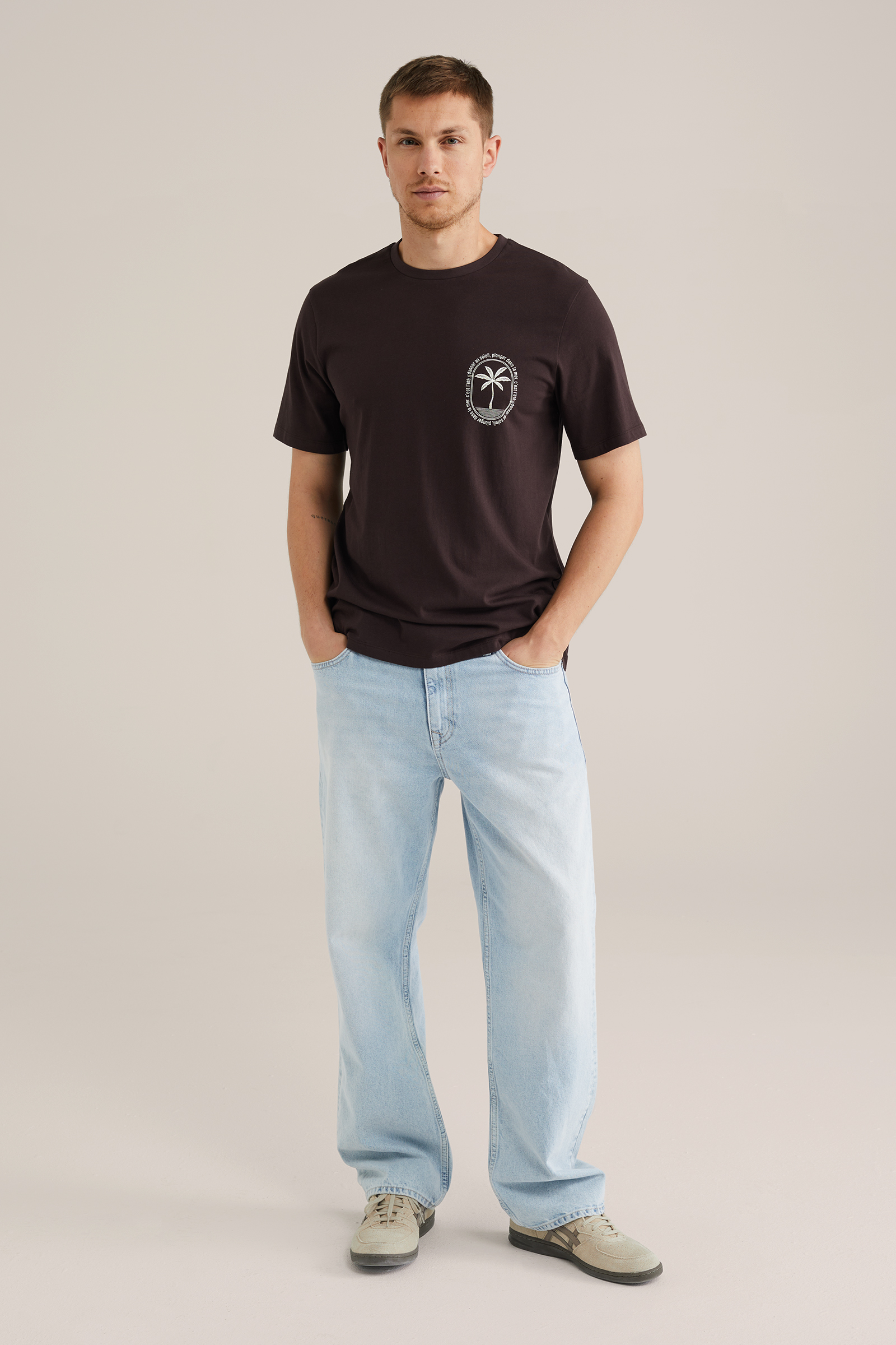 Heren Regular fit T-shirt met print