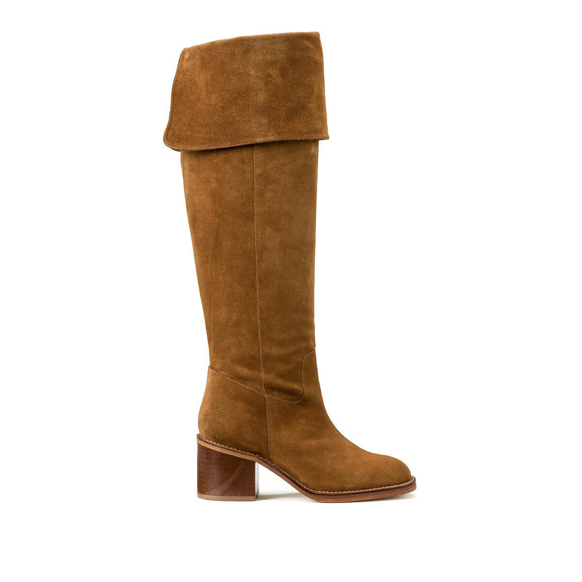 Bottes cuissardes en cuir, fabriquées en Europe