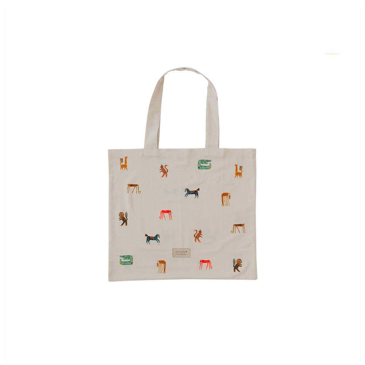 MOIRA - Sac blanc en coton organique H43x48cm