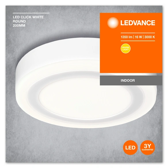 Wand-/Deckenleuchte »LED CLICK White«, LED, inkl. Leuchtmittel, 3000 K