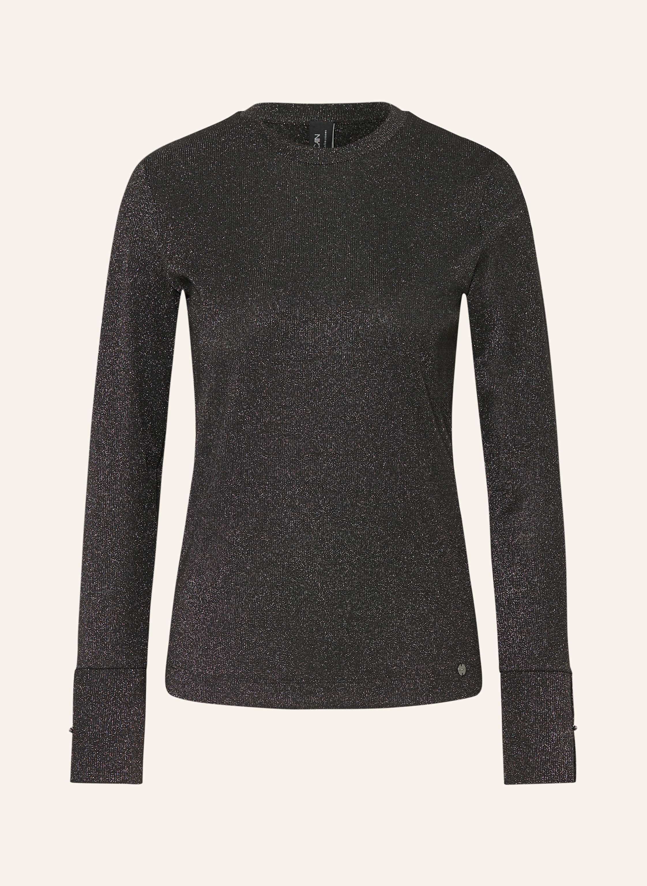 MARC CAIN Longsleeve mit Glitzergarn
