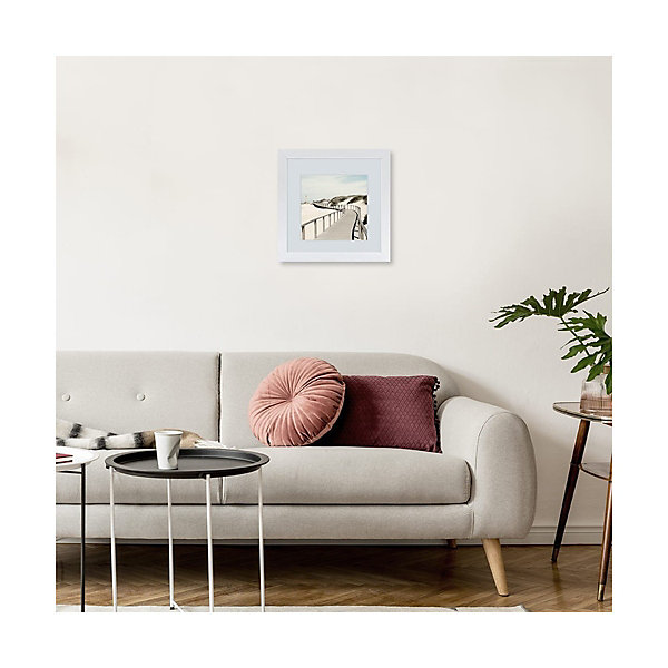 Cadre photo karma blanc 30x30 cm Fabriqué en France