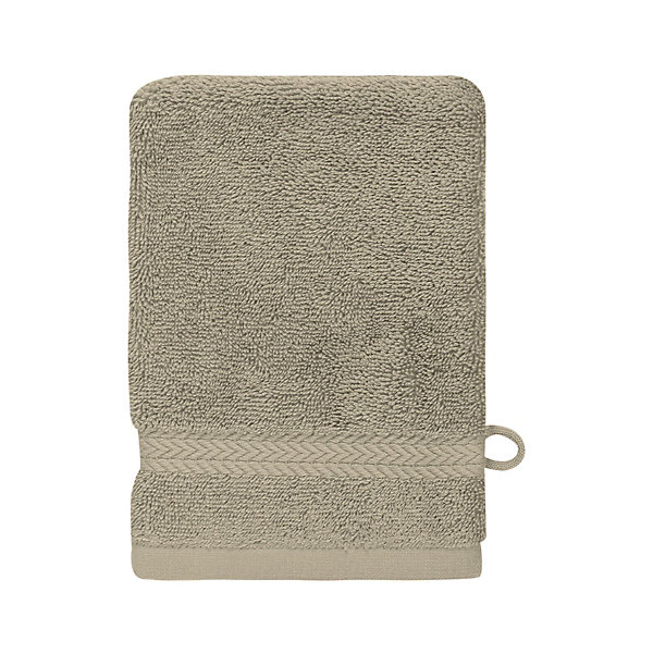 Lot de 3 gants de toilette 550 g/m² Mastic 16x22 cm LUXURY