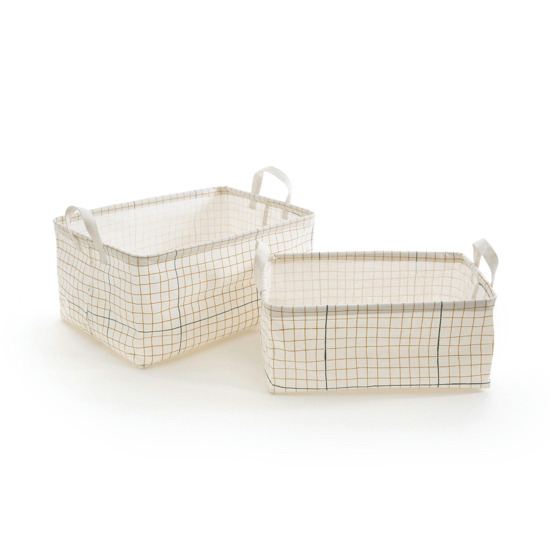 Set de 2 paniers de rangement taille M, ACAO
