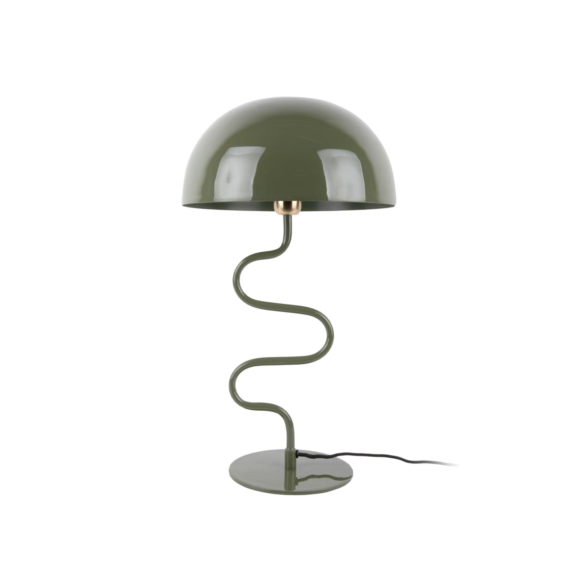 Leitmotiv tafellamp Twist - groen - 31x31x54cm - Paddenstoellamp