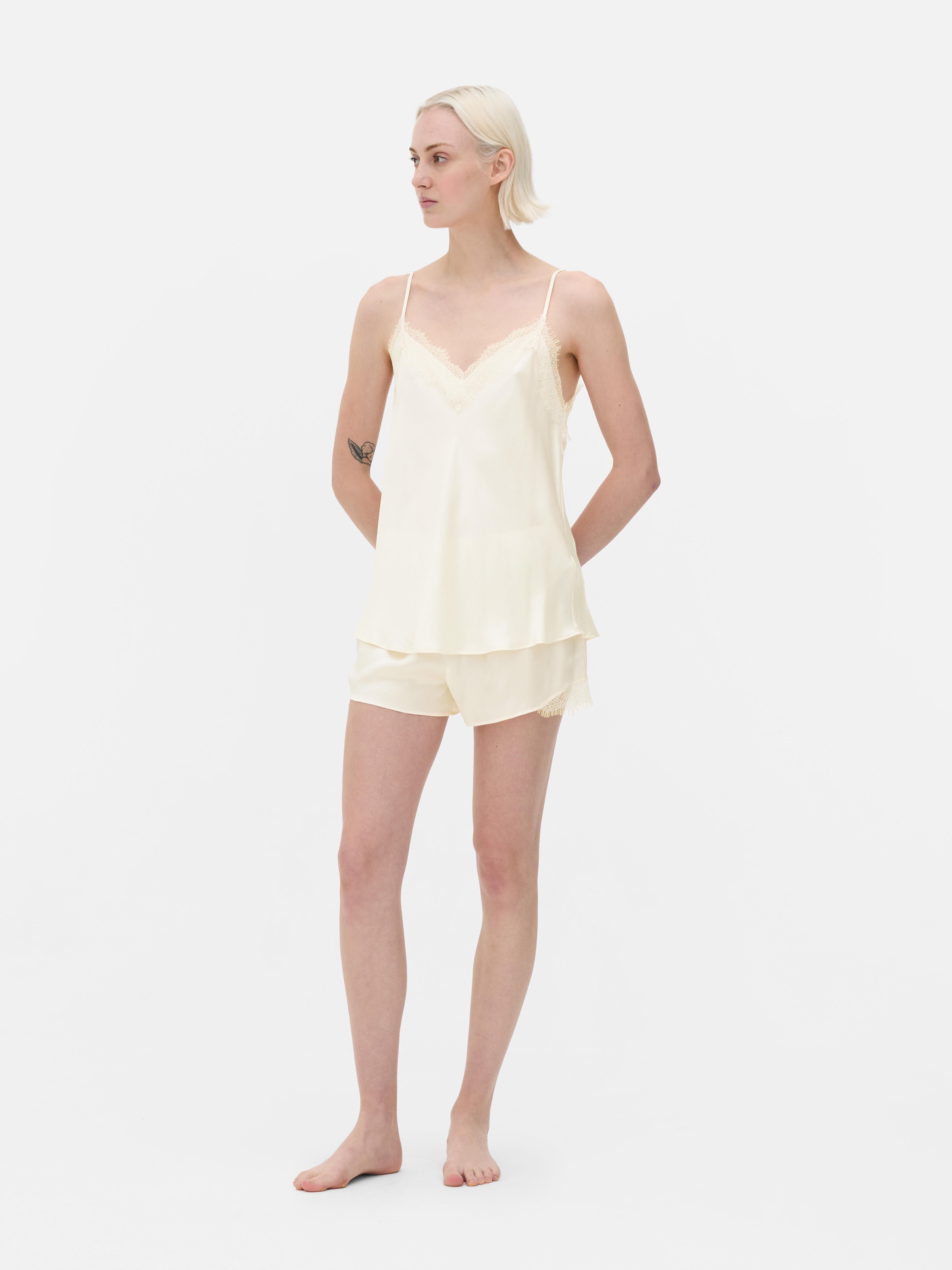 The Edit Lace Trim Cami