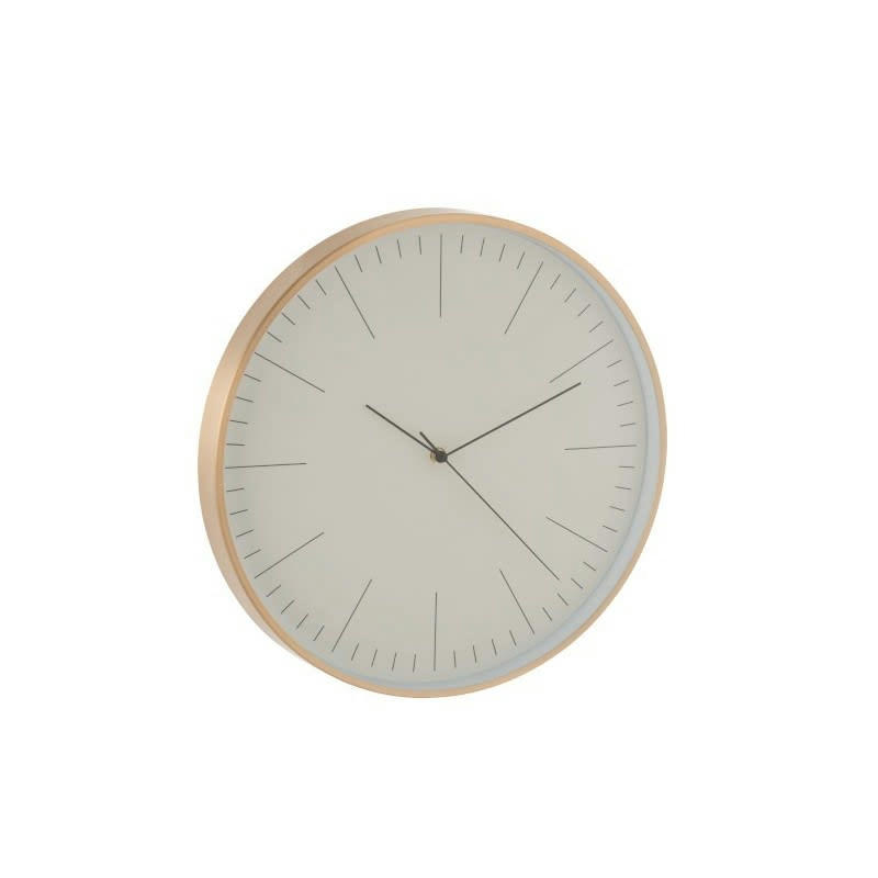 GERBERT - Horloge aluminium or H40cm