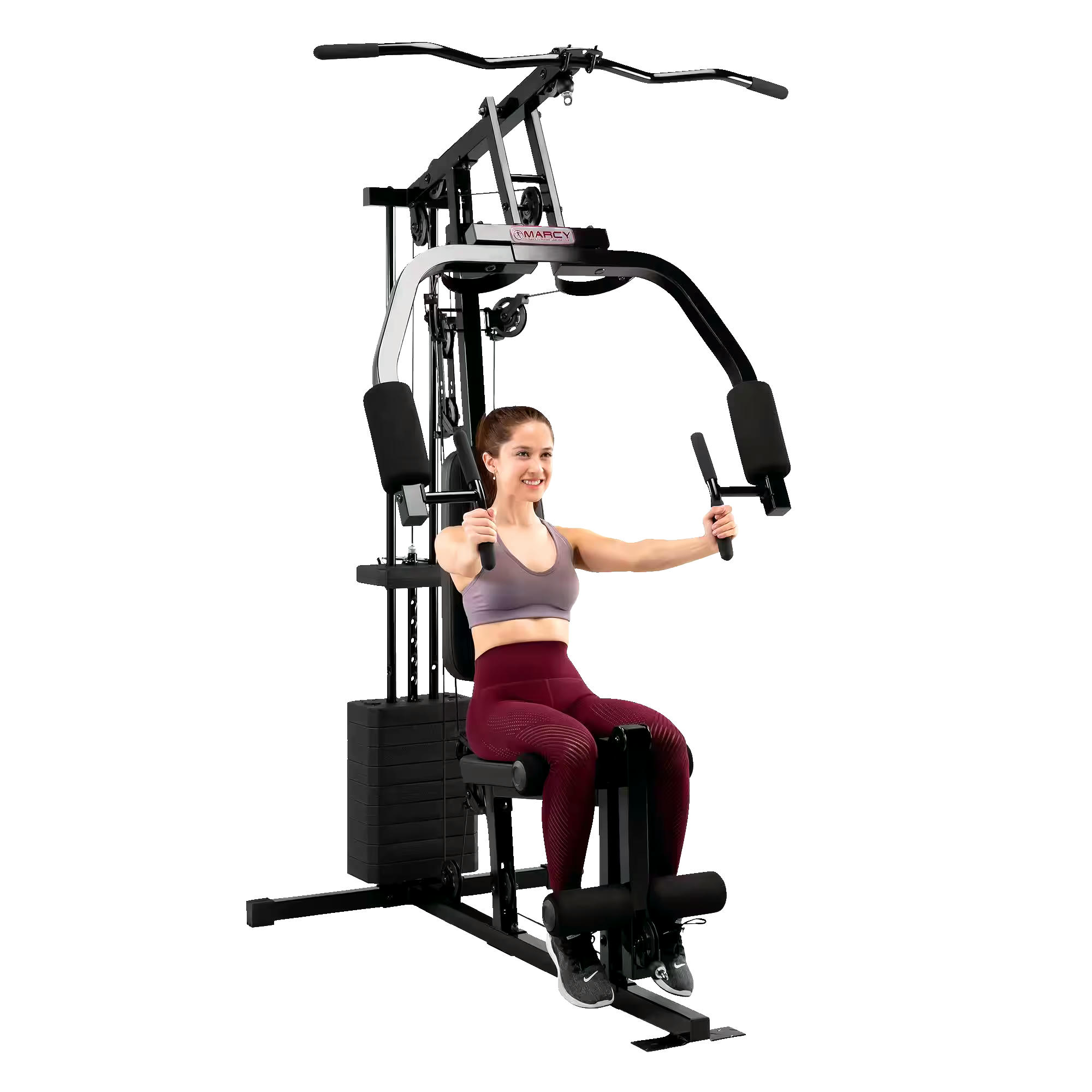 Marcy MKM-81030 Compact Multi-Purpose Stack Home Gym, 100-lb