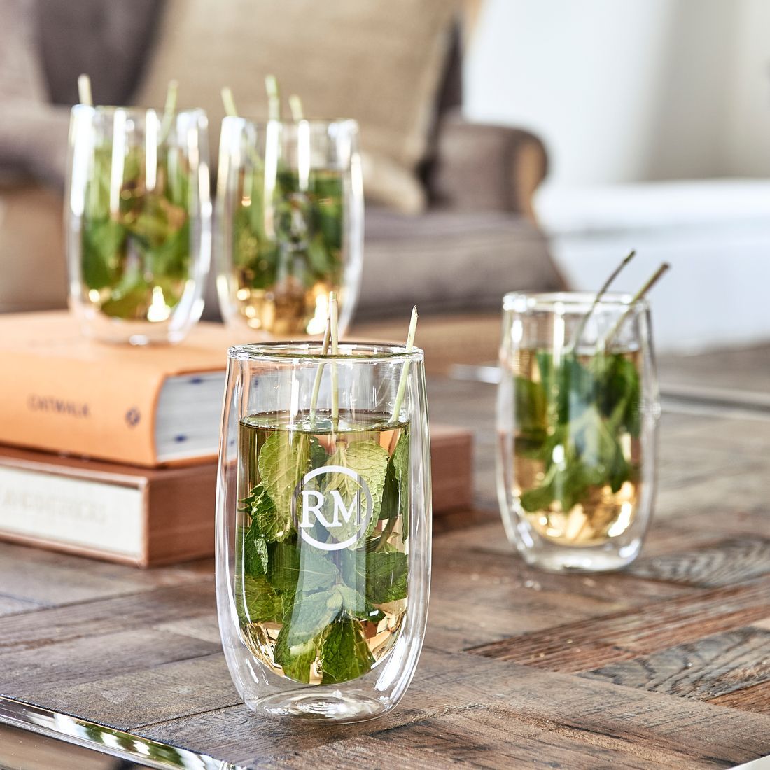 Szklanka termiczna Love Riviera Maison Double Wall Glass L