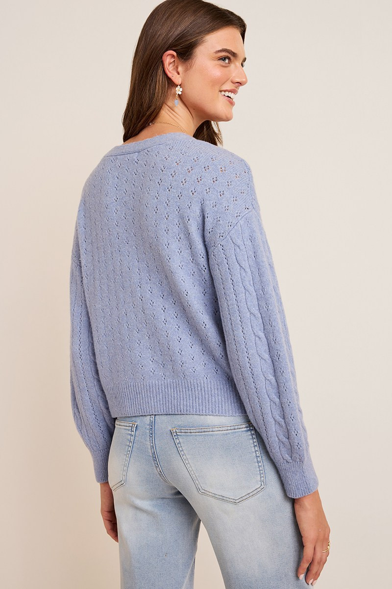 Courtney Cable Knit Cardigan