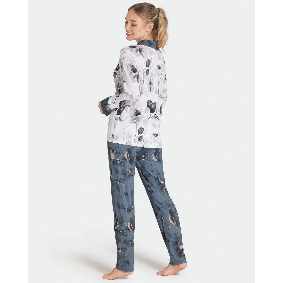 Pyjama manches longues en modal, Ayaka