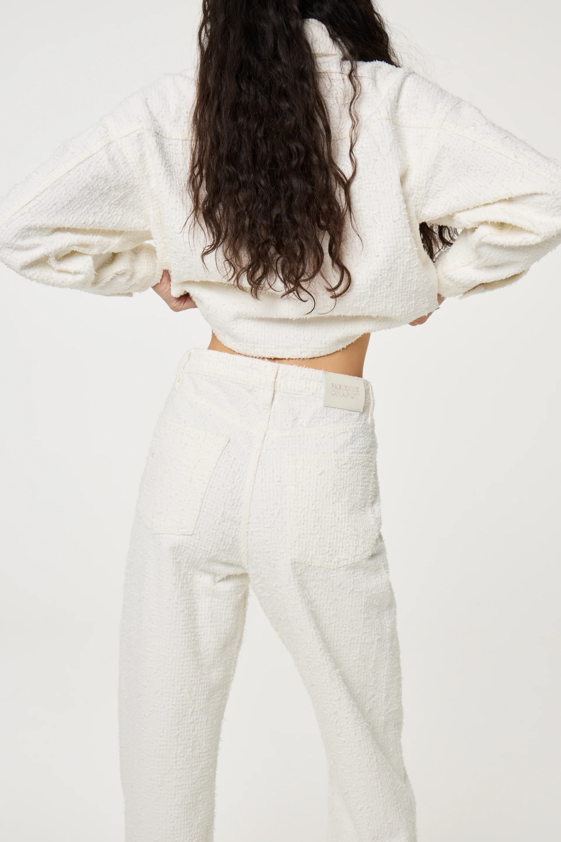 Zoe Boyfriend Jeans | Cream White