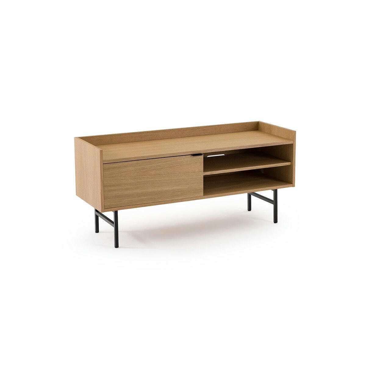 Petit meuble TV/hifi chêne L130 cm, Volga