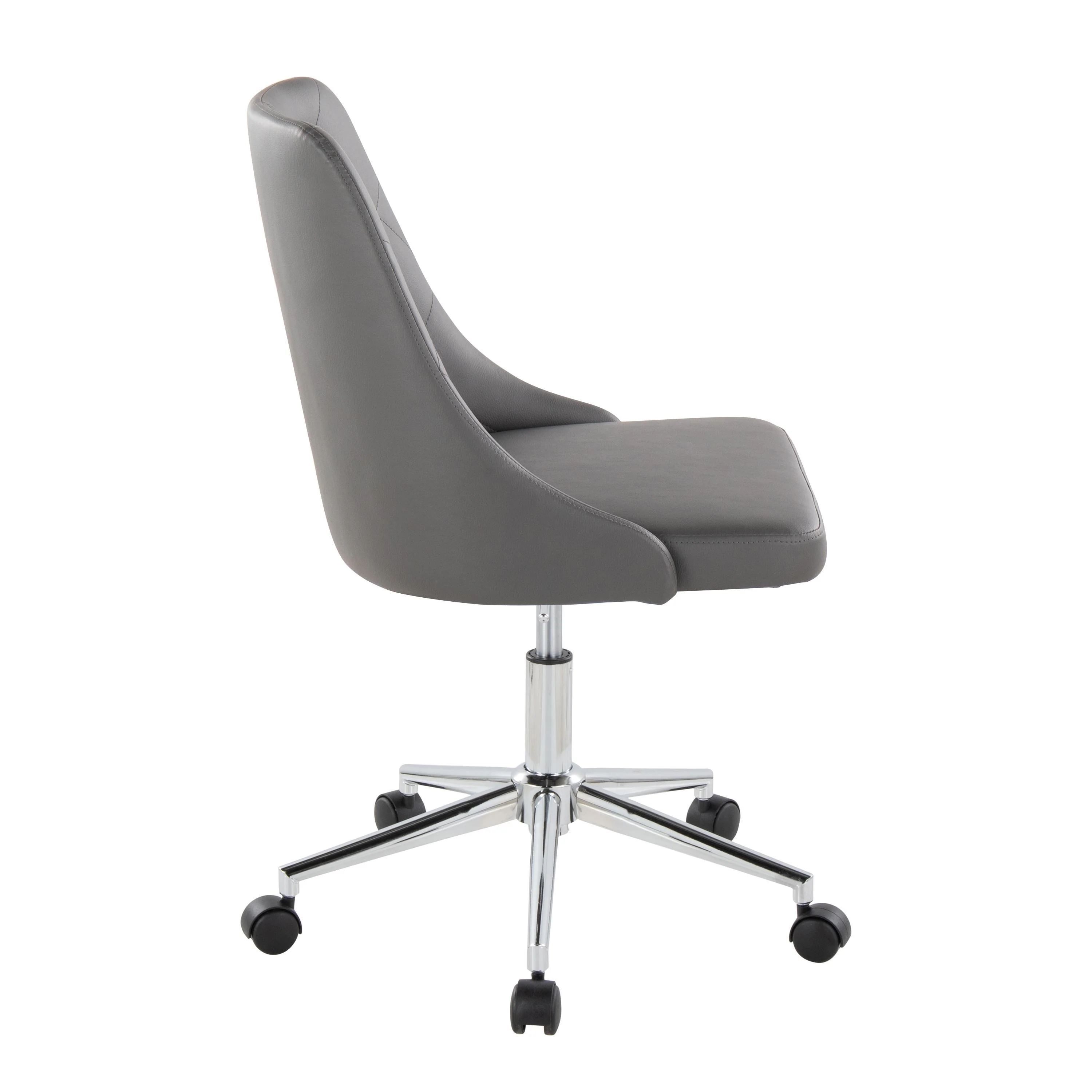 Modern Swivel Task Chair with Adjustable Height and 360-Degree Swivel, Ideal for Office and Home Use.