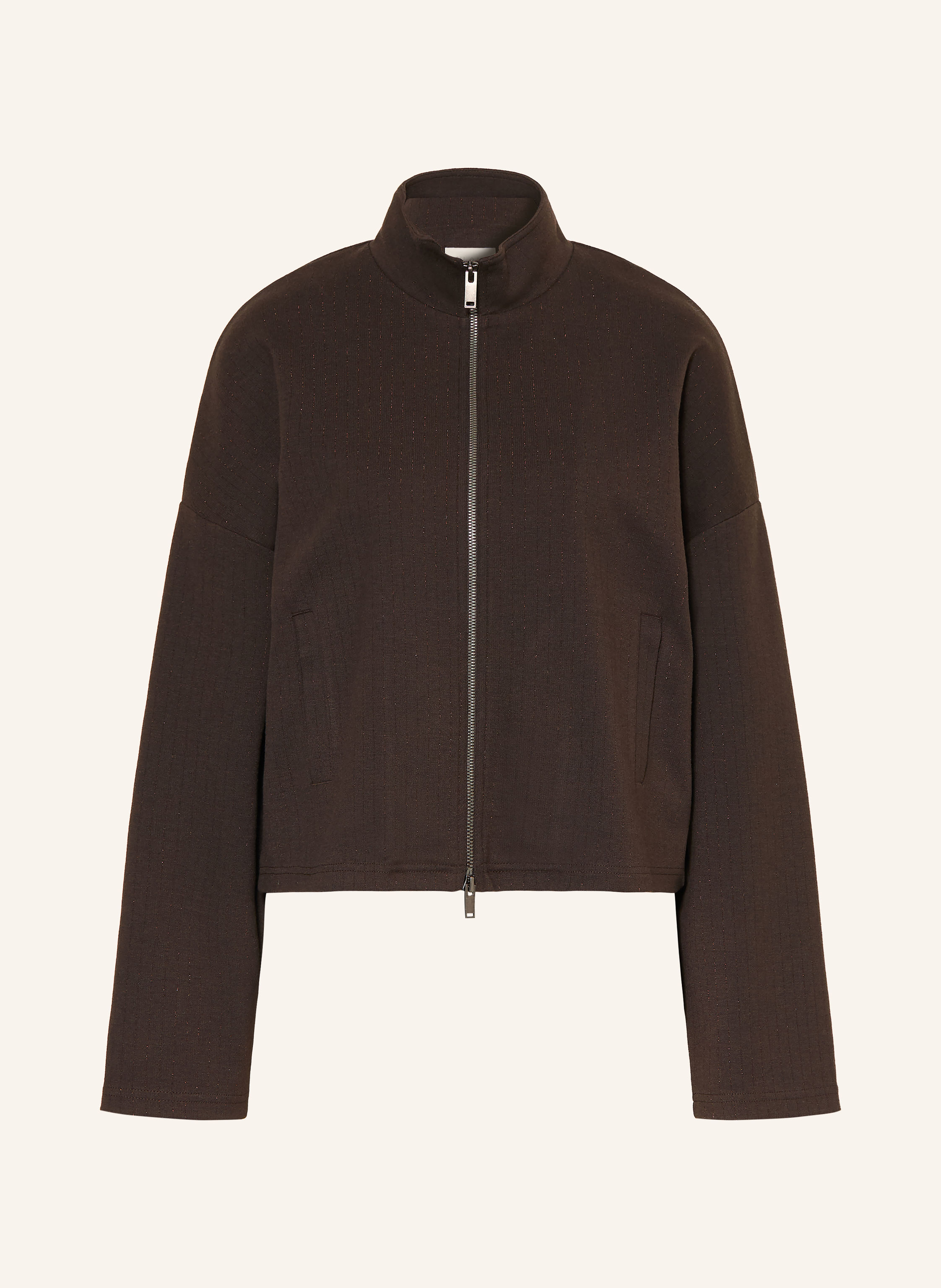 MILANO ITALY Sweatjacke mit Glitzergarn