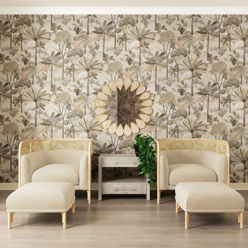 Desiree Velvet Ottoman