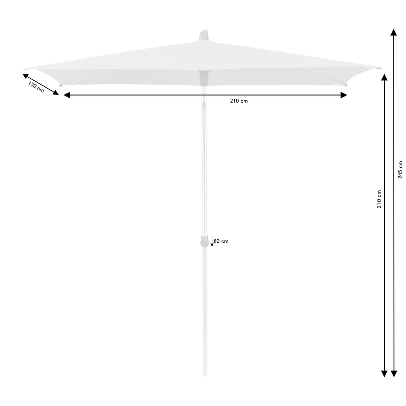 Sonnenschirm Alu Smart