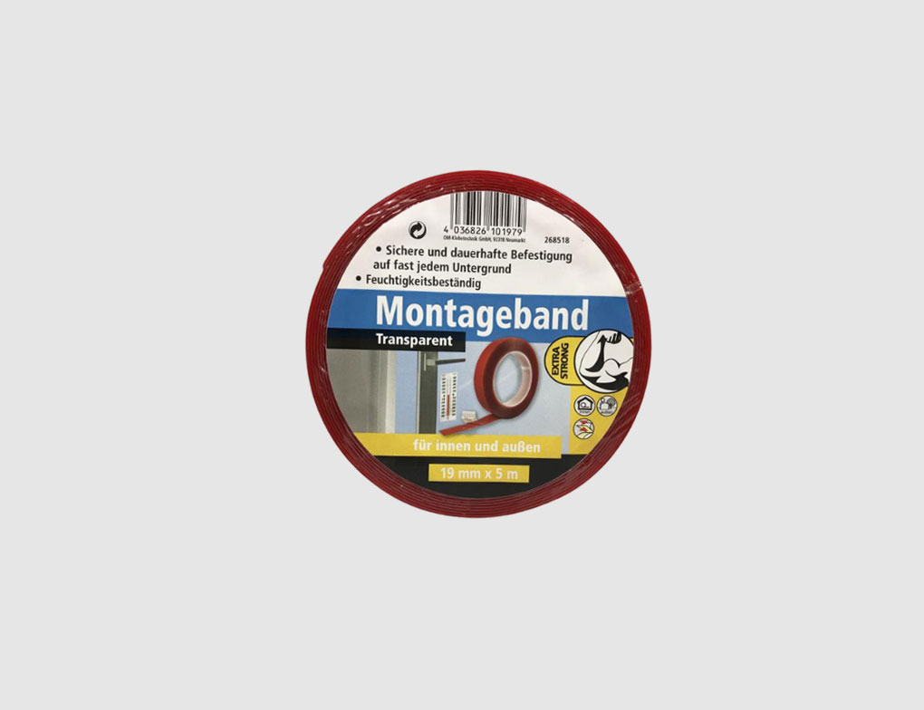 Montageband für Innen & Außen