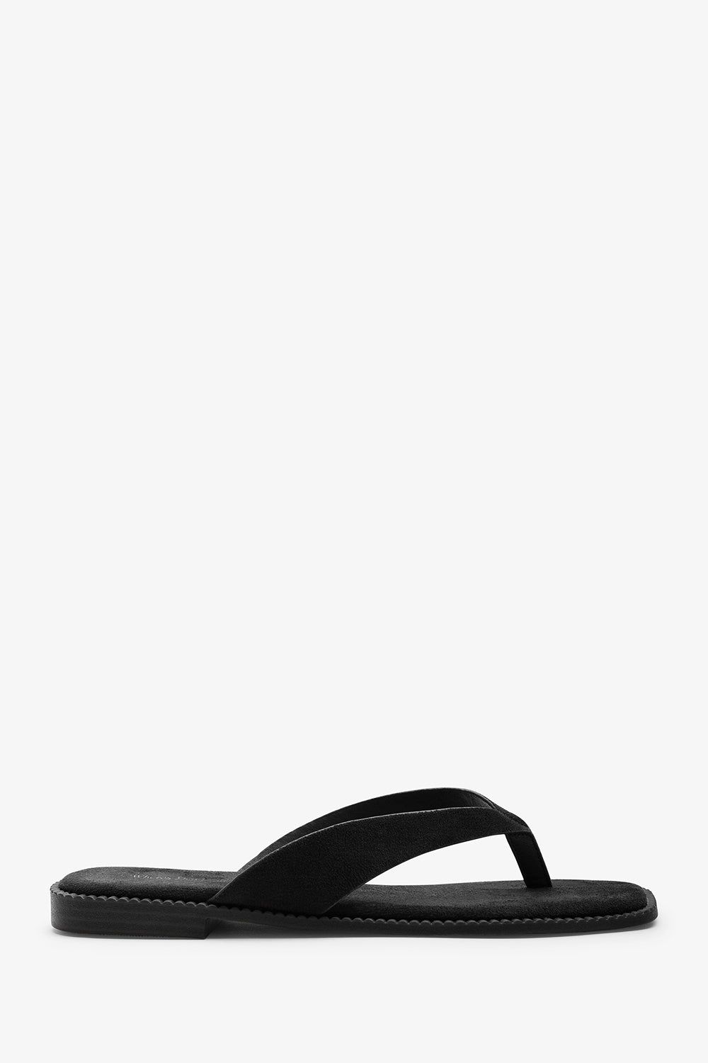 Where's That From Lirena Square Toe Suede Flip Flop Sandal
