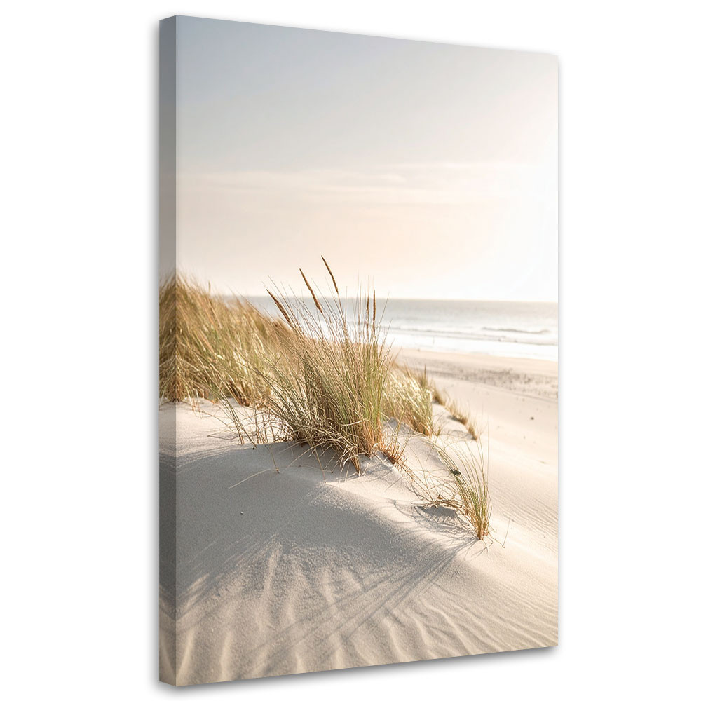 Obraz do salonu nowoczesny, Plaża morze wydmy natura rośliny 20x30