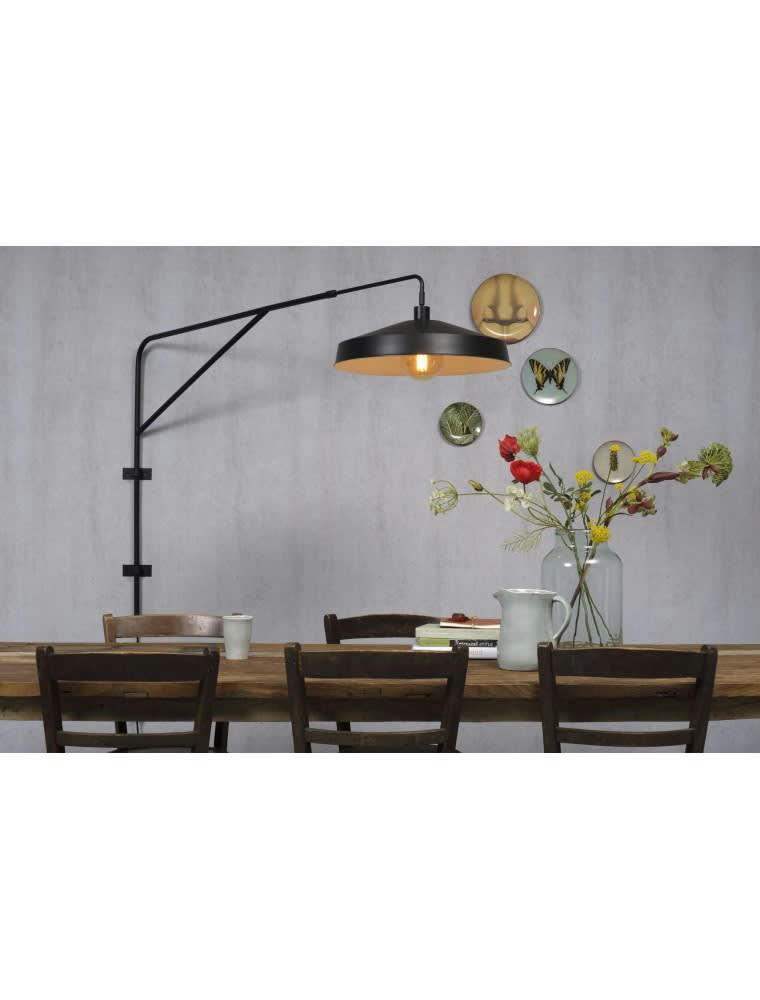 BRIGHTON - Applique en métal noir H100cm