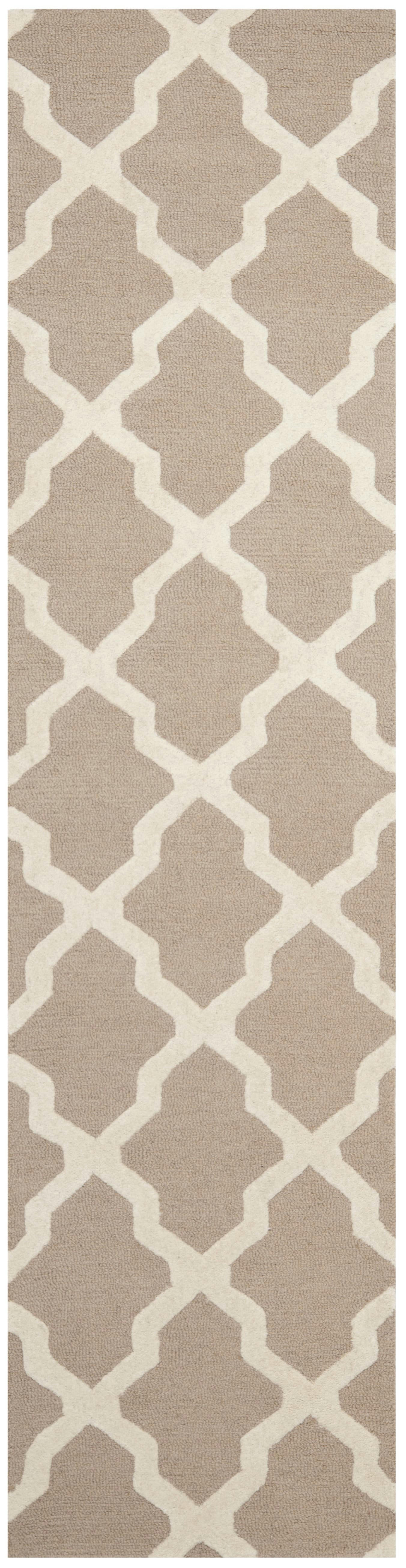CAMBRIDGE - Tapis de salon interieur en beige & ivoire, 76 x 244 cm