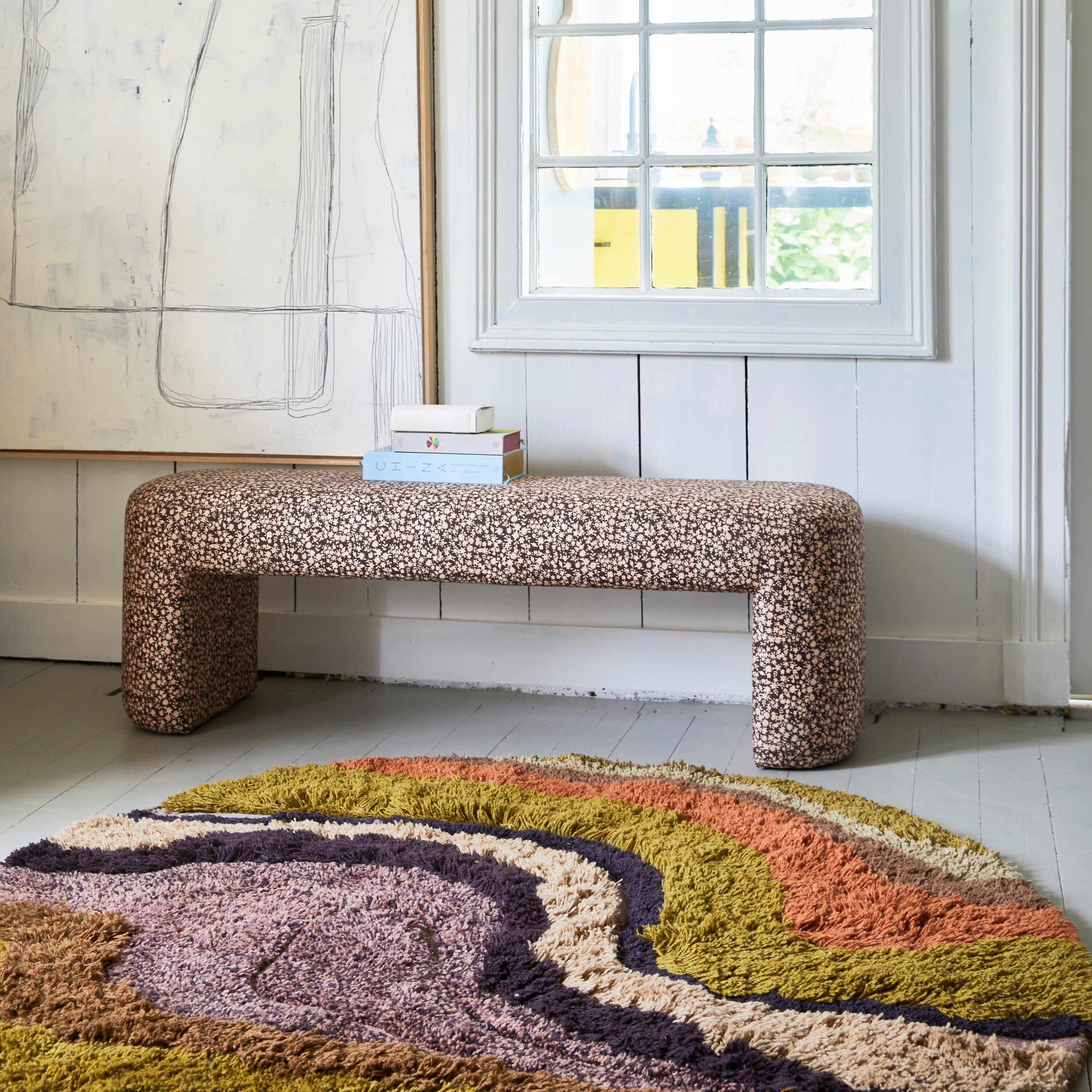 HKliving Gradient Vloerkleed Ø 150 cm