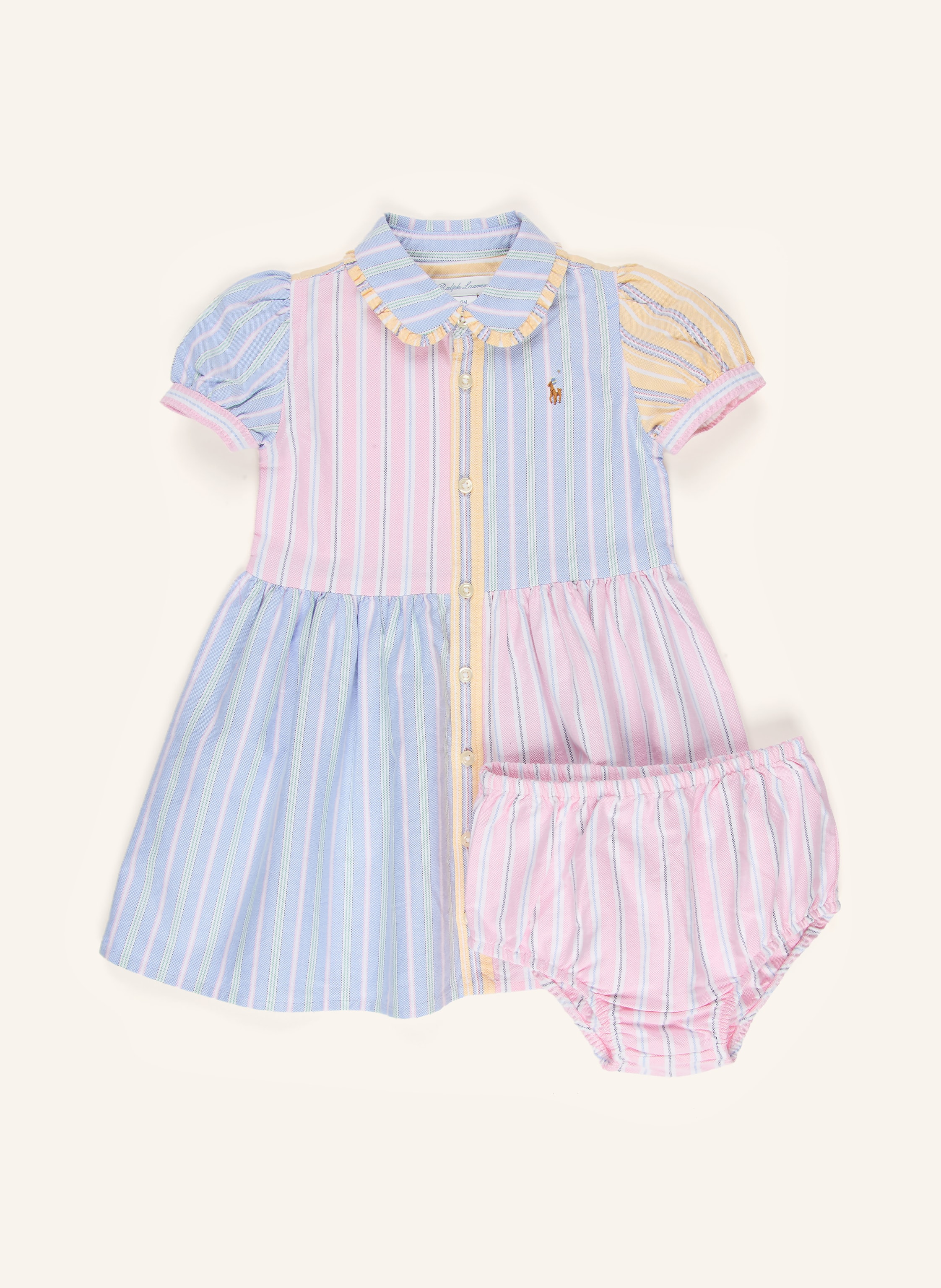 POLO RALPH LAUREN 2-tlg. Set: Hemdblusenkleid und Hose