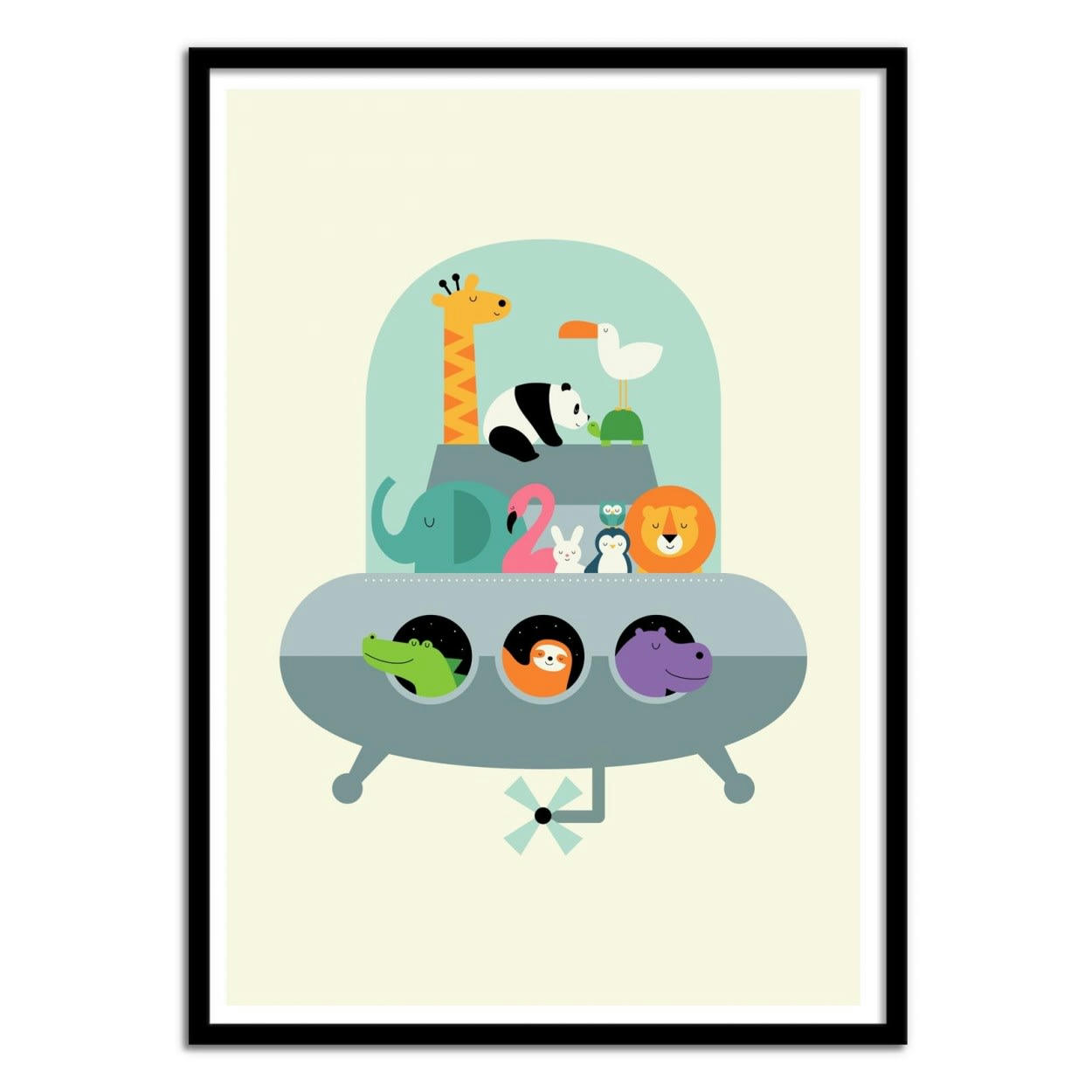 ANDY WESTFACE - EXPEDITION -  Affiche d'art 50 x 70 cm