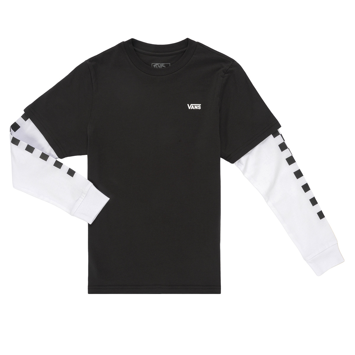 Vans - LONG CHECK TWOFER - Black / White