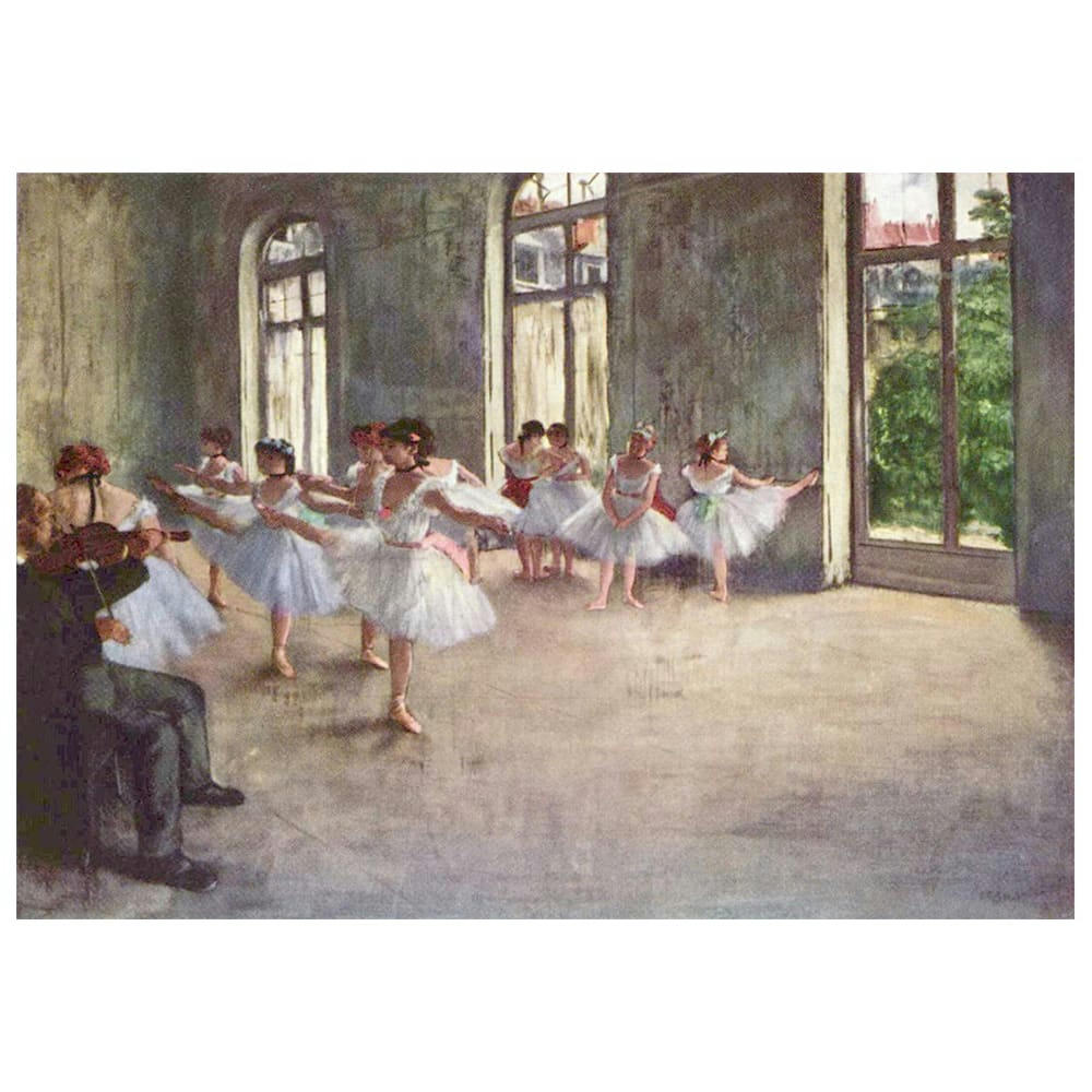 - Tableau impression sur toile Rehearsal Edgar Degas 50x70cm