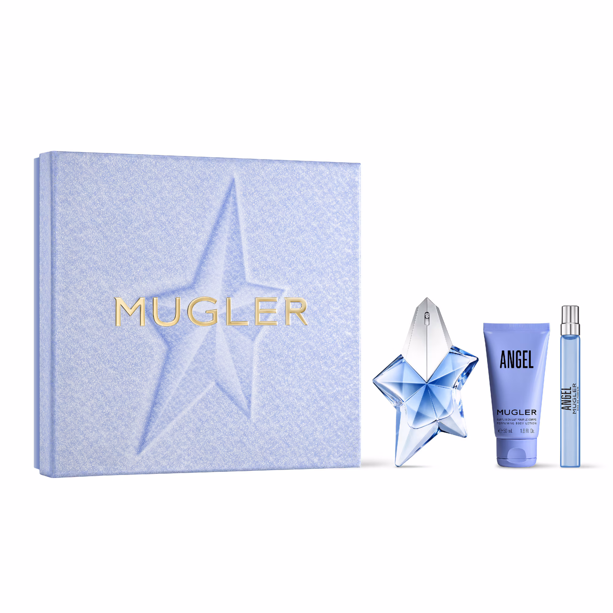 ANGELCoffret - eau de parfum + format voyage + lait corps