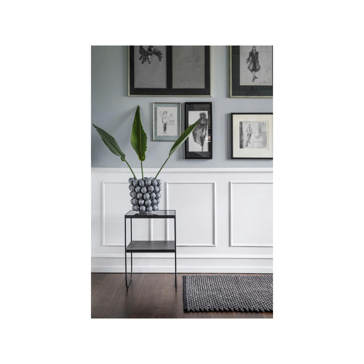 LIVING - Vase en argile gris tourterelle