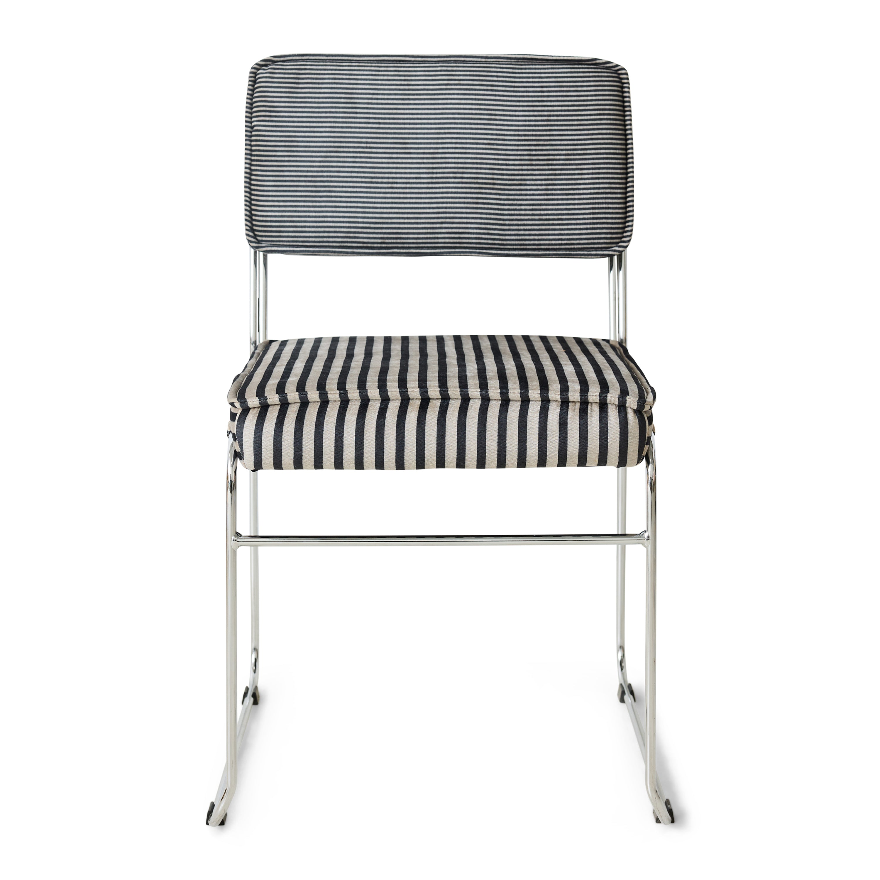 HKliving Endless Eetkamerstoel - Stripe Monochrome