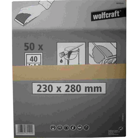 Schleifpapierbogen, Farbe/Lack 230x280 mm K40